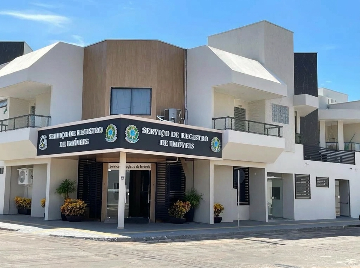 Fachada do Serviço de Registro de Imóveis