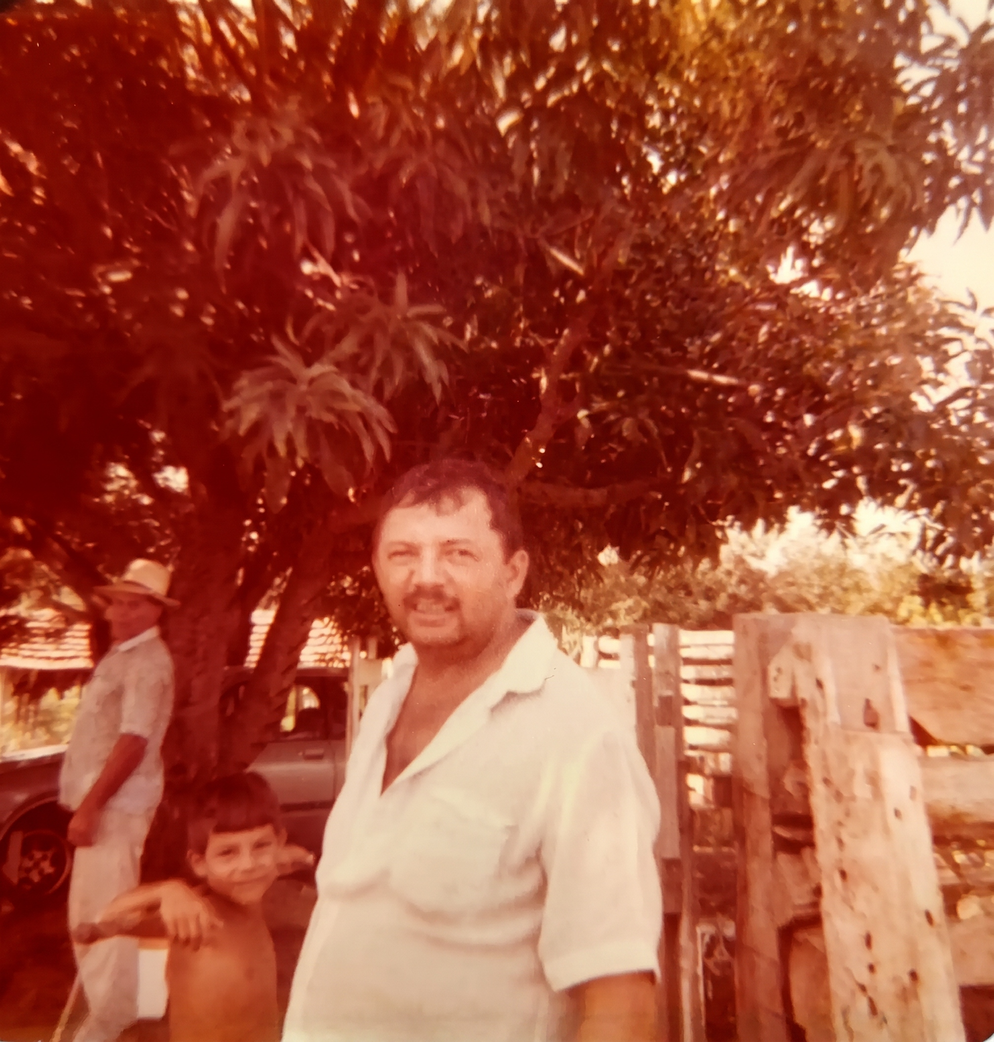Joaquim Pereira da Costa em sua propriedade rural