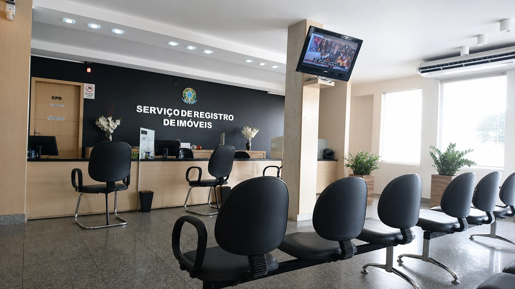 Interior do Serviço de Registro de Imóveis de Gurupi